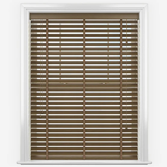 Designer Burnished Oak with Tapes venetian