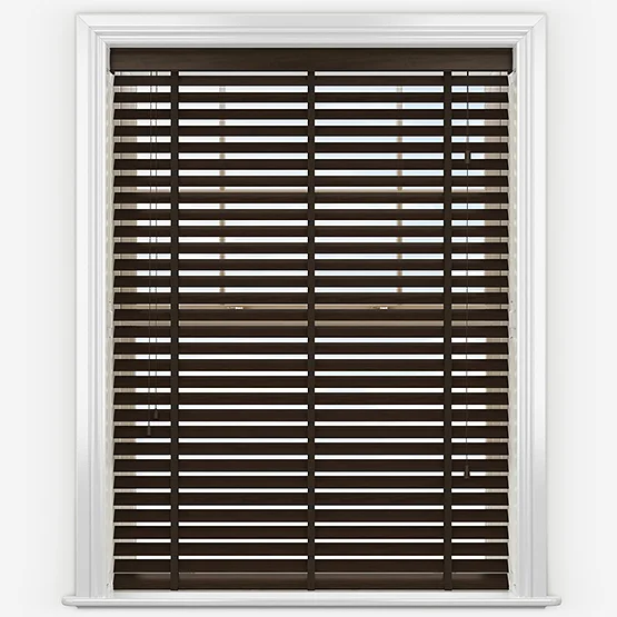 Designer Dark Walnut with Tapes venetian