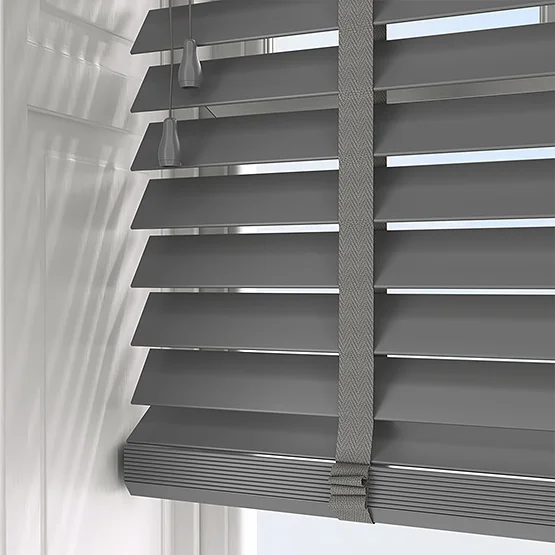 Aspect Cool Grey with Medium Grey Tapes venetian