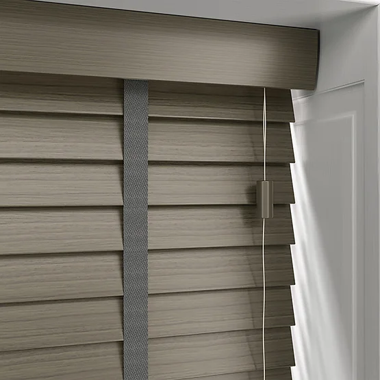Aspect Taupe Grey with Dark Grey Tapes venetian
