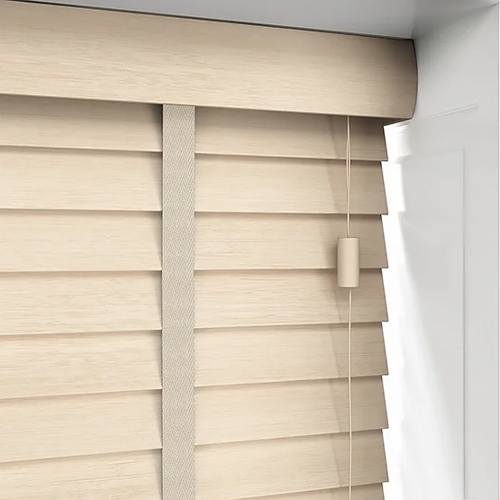 Hikari Bamboo Sandstone with Alabaster Tapes venetian