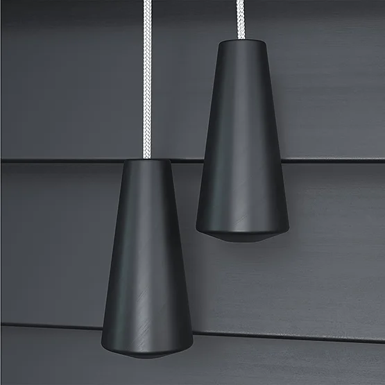 Dalby Bamboo Barsa Dark Grey with Chalk tapes venetian