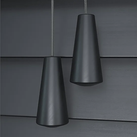 Dalby Bamboo Barsa Dark Grey with Static tapes venetian