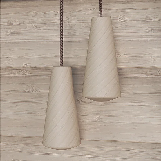 Dalby Bamboo Cordia Natural with Coffee tapes venetian