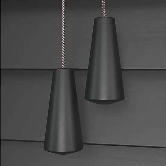 Dalby Bamboo Jarrah Black with Truffle tapes venetian