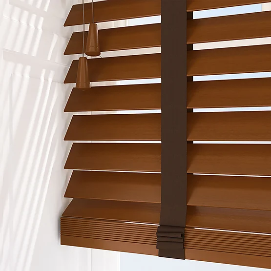 Opulence Golden Oak with Cocoa Tapes venetian
