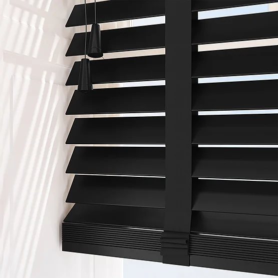 Opulence Black with Black Tapes venetian