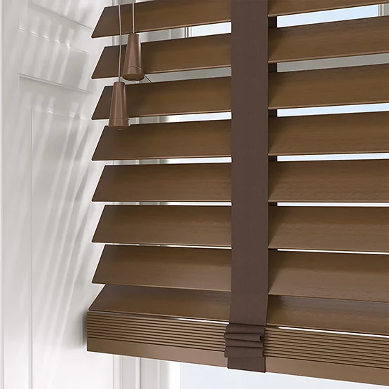 Opulence Walnut with Cocoa Tapes venetian