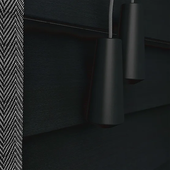 Dalby Black with Jet Tapes venetian