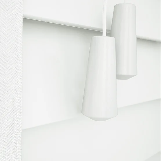 Dalby Winter White with Cotton Tapes venetian