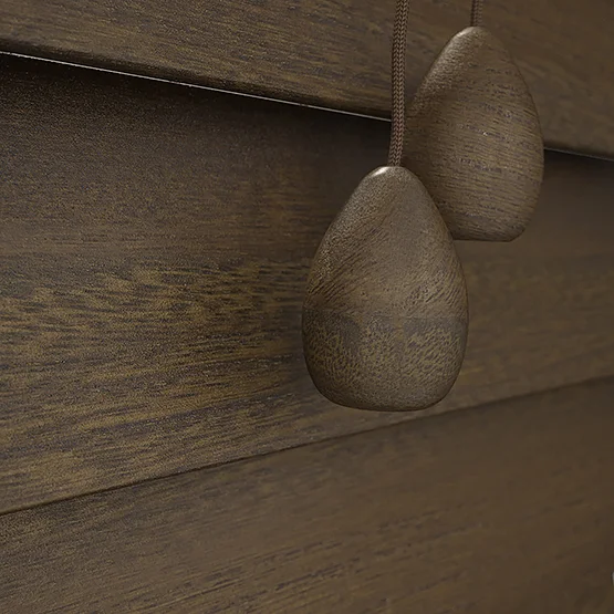 Premier Burnished Oak venetian