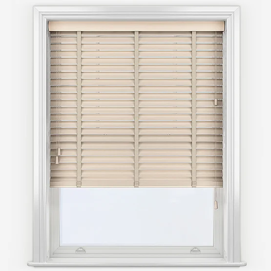 Hikari Bamboo Sandstone with Alabaster Tapes venetian