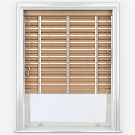 Opulence Bamboo Scandi Oak with Idylic Tapes venetian
