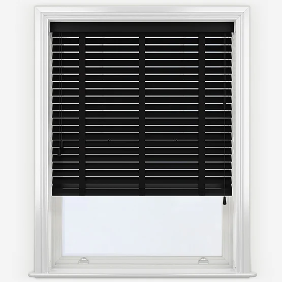Opulence Bamboo Jet with Black Tapes venetian