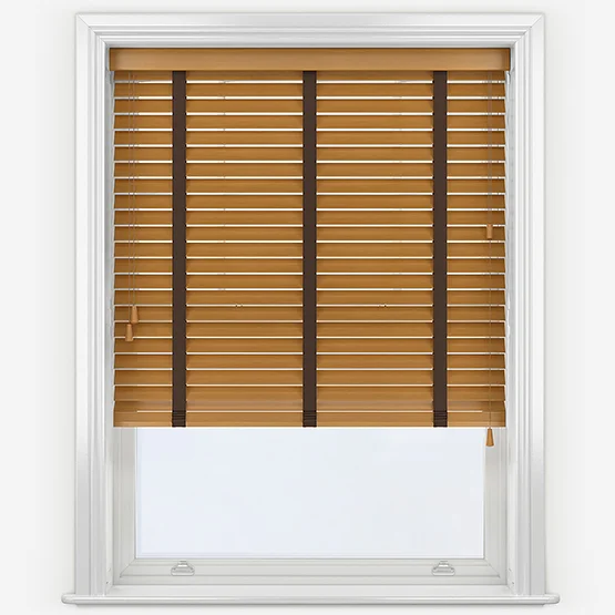 Opulence Light Oak with Cocoa Tapes venetian