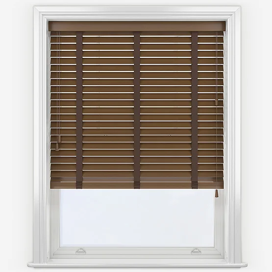 Opulence Walnut with Cocoa Tapes venetian