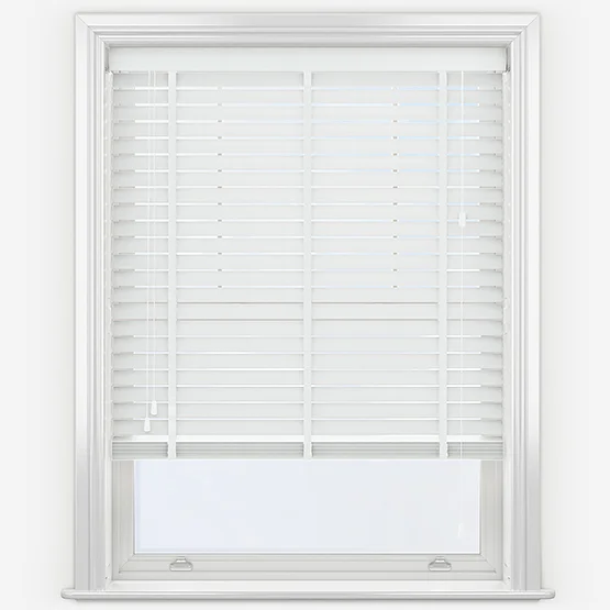 Dalby Winter White with Cotton Tapes venetian