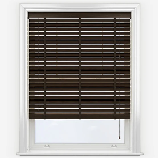 Designer Dark Walnut with Tapes venetian
