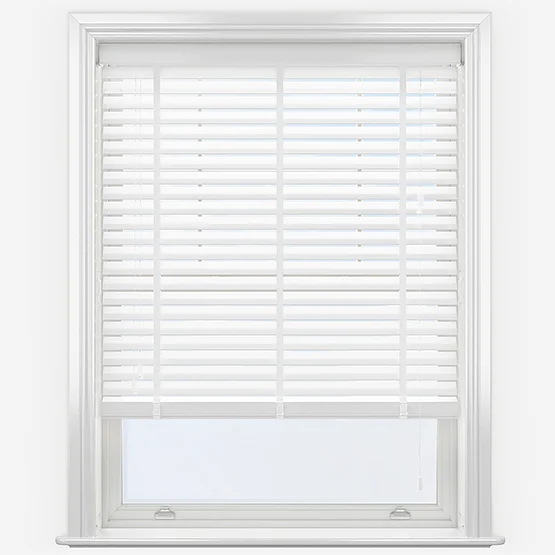 Designer Pure White with Tapes venetian