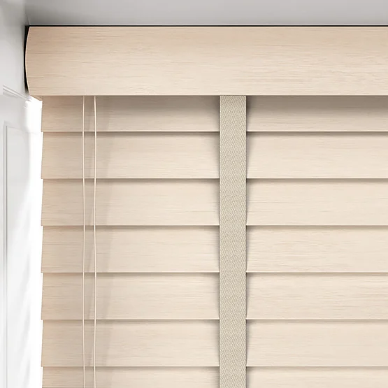 Hikari Bamboo Sandstone with Alabaster Tapes venetian
