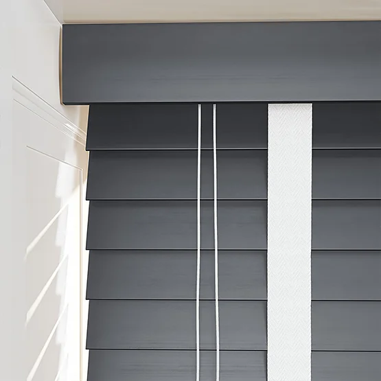 Dalby Bamboo Barsa Dark Grey with Chalk tapes venetian