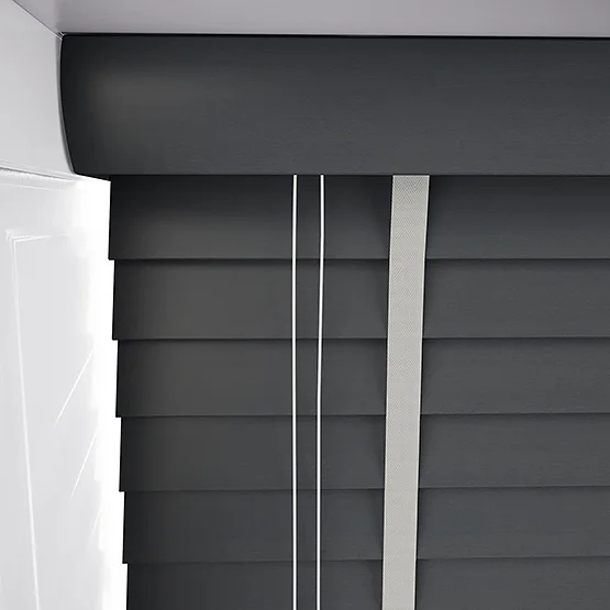 Dalby Graphite Grey with Dove Tapes venetian