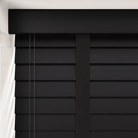 Opulence Bamboo Jet with Black Tapes venetian