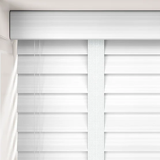 Opulence Bamboo White with Natural Tapes venetian