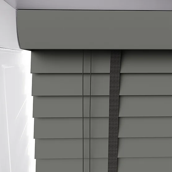 Statement Slate Grey with Jet Tapes venetian