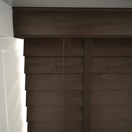 Designer Dark Walnut with Tapes venetian