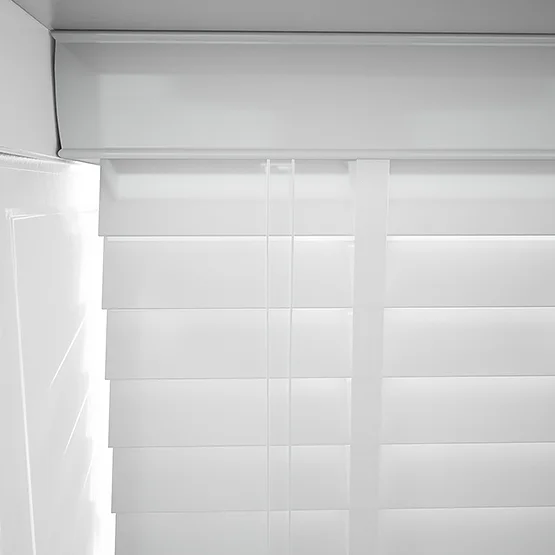 Designer Piano Gloss White with Tapes venetian