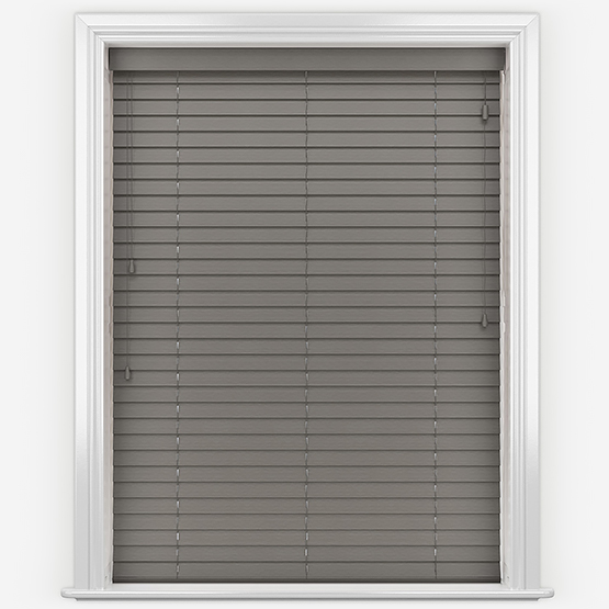 Aspect Graphite Grey Wooden Venetian Blinds