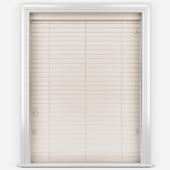 Hikari Bamboo Brushed Oyster Wooden Venetian Blinds