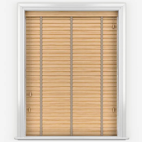 Hikari Bamboo Natural with Clay Tapes venetian