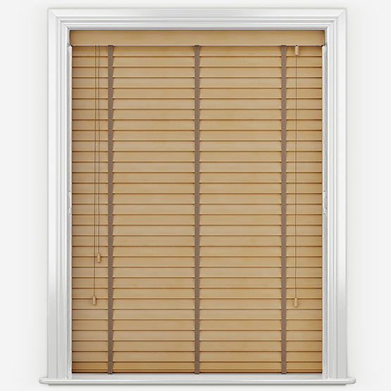 Dalby Birch Wood with Copper Tapes Wooden Venetian Blind