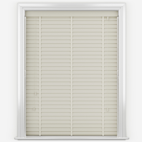 Dalby Greige with Mist Tapes Wooden Venetian Blind