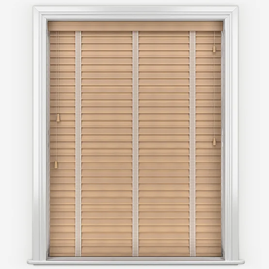 Opulence Bamboo Scandi Oak with Idylic Tapes venetian