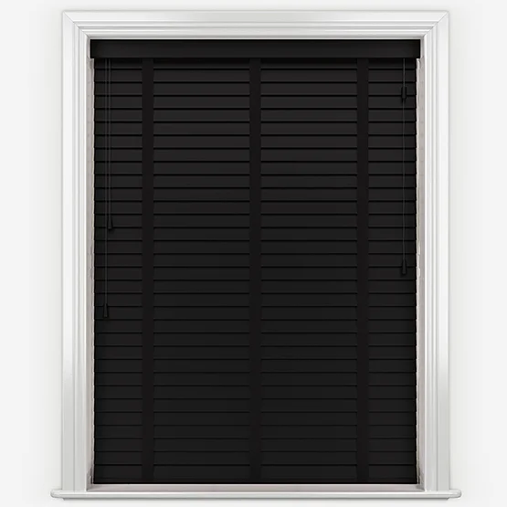 Opulence Bamboo Jet with Black Tapes venetian