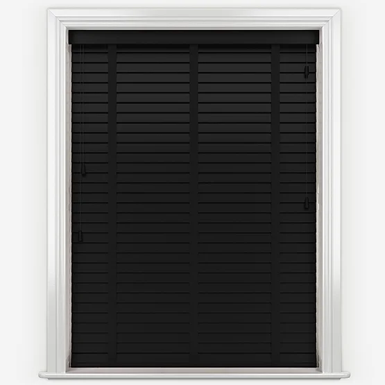 Opulence Black with Black Tapes venetian