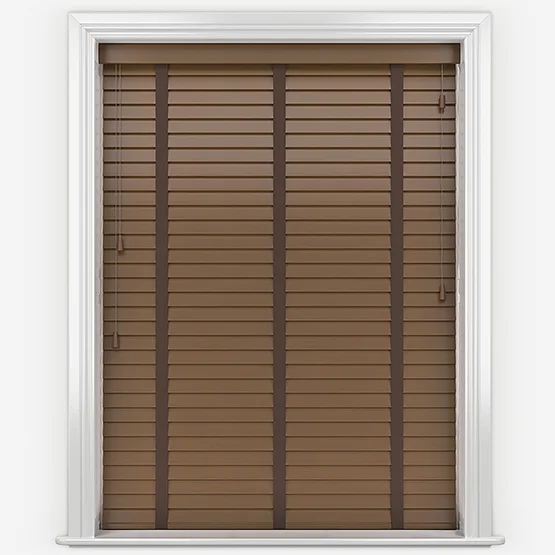Opulence Walnut with Cocoa Tapes venetian