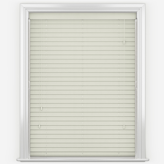 Embossed Classic Cream Wooden Venetian Blind