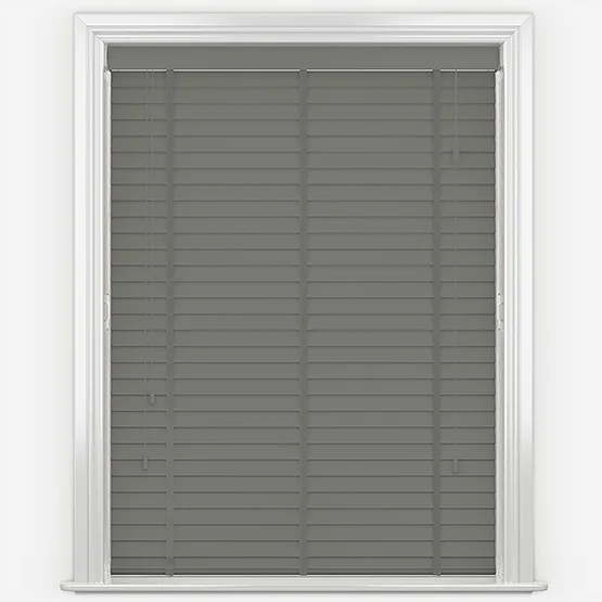 Plass Embossed Slate Grey with Gallant Tapes venetian