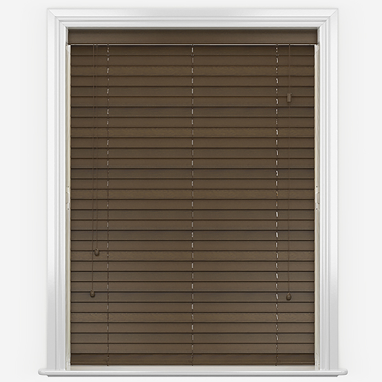 Premier Burnished Oak Wooden Blinds