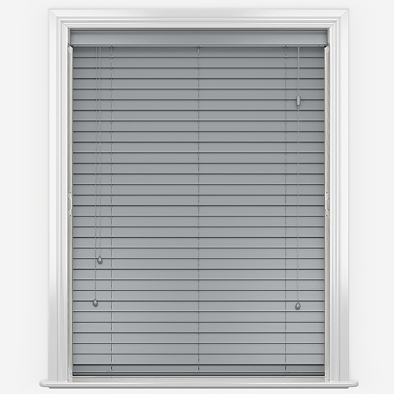 Premier Dove Grey Wooden Blinds
