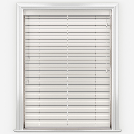 WoodLux Alabaster Wooden Venetian Blind