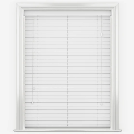 Woodlux Bright White Faux Wood Venetian, How Do You Clean Wooden Venetian Blinds Without Taking Them Down
