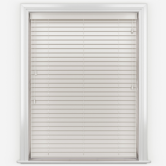 WoodLux Cotton Cream Wooden Blinds