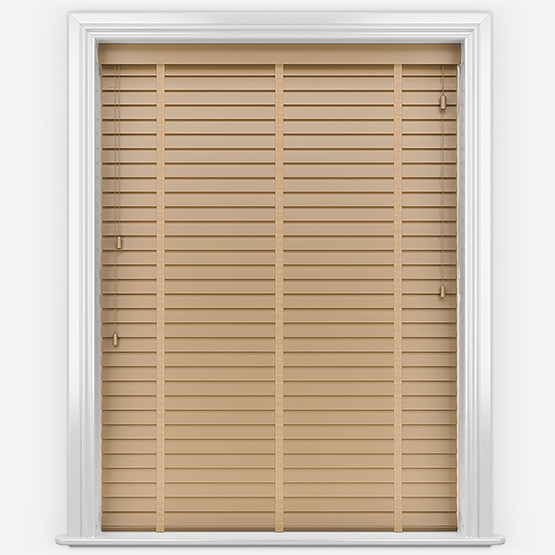 WoodLux Elegant Oak with Tapes Wooden Venetian Blind