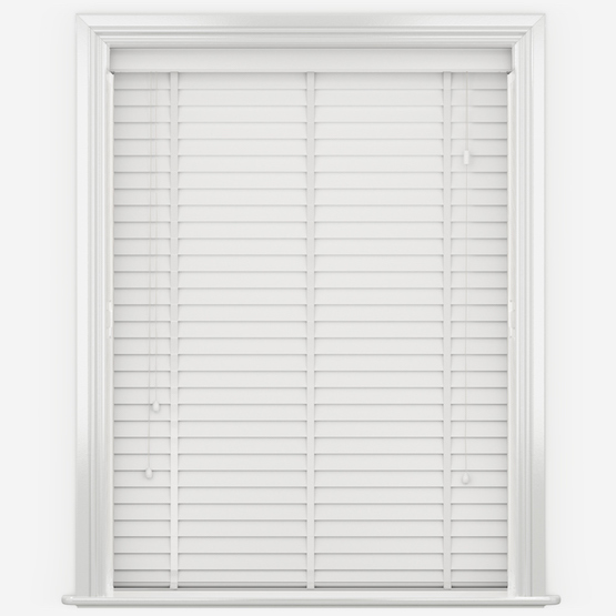 WoodLux Warm White with Tapes Venetian Blind