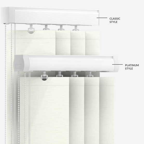 Louvolite Carnival Blackout Cream vertical